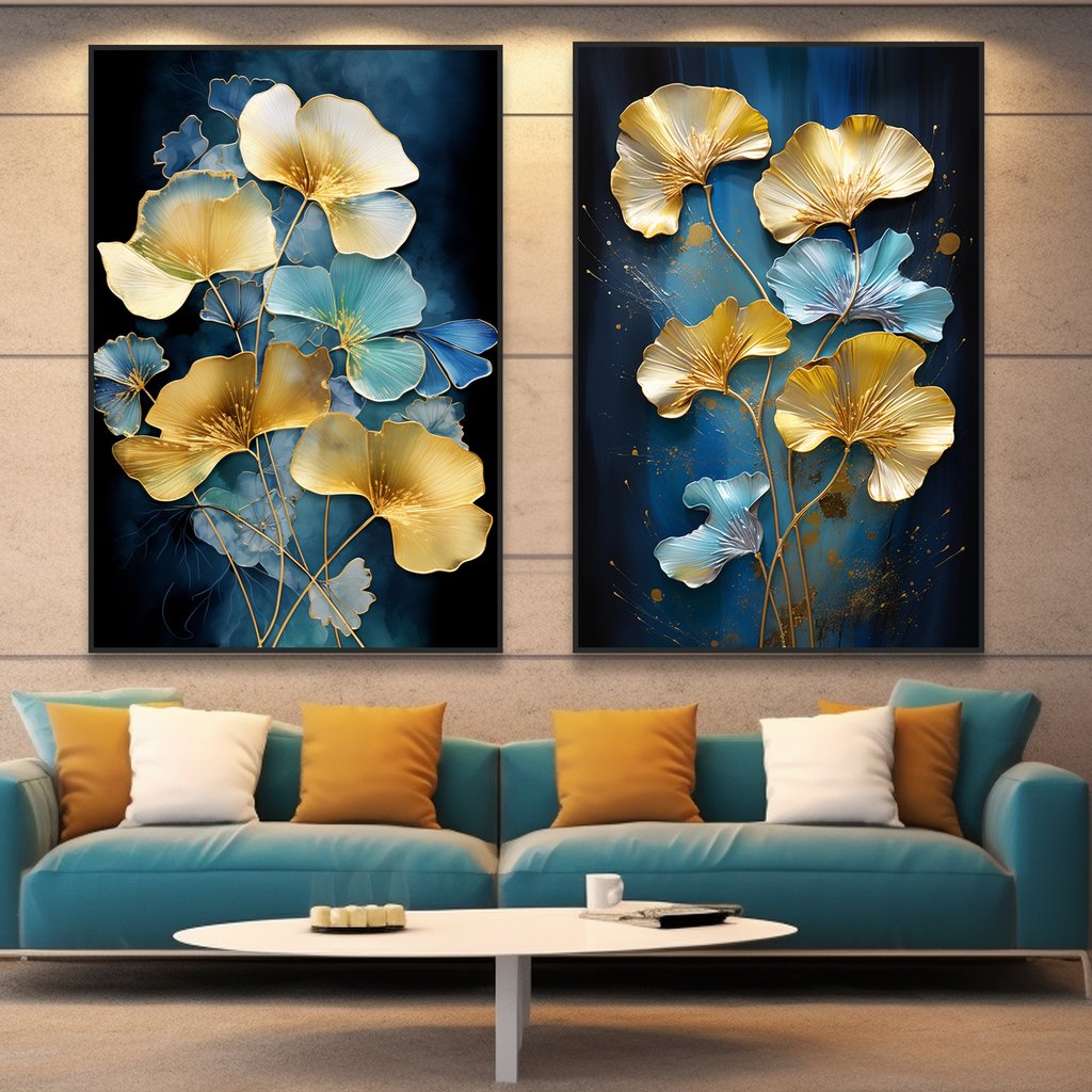 Quadro Duo beautiful flowers
