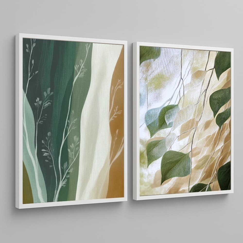 Quadro Duo Flores Délicat