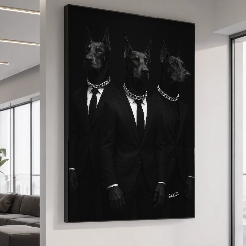 Quadro Gangester Dogs