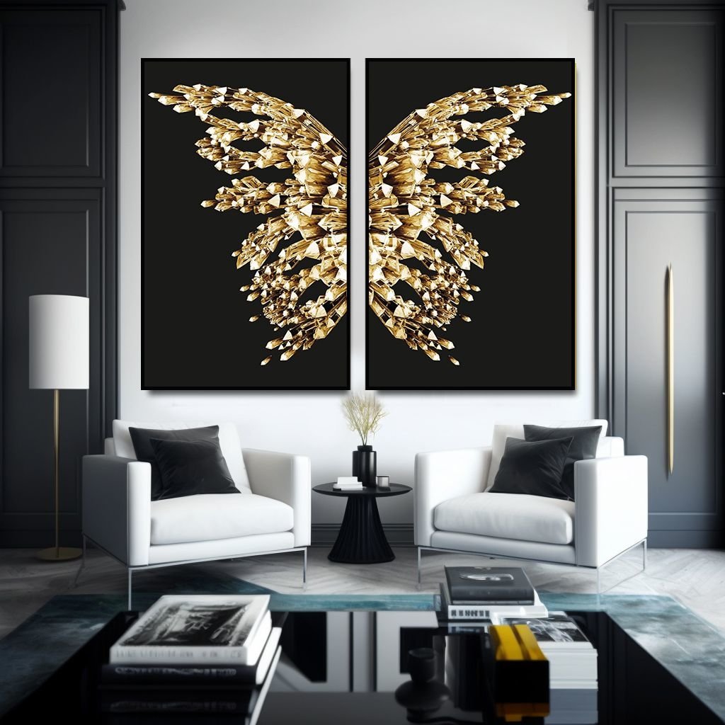 Quadros Duo Golden Burtterfly